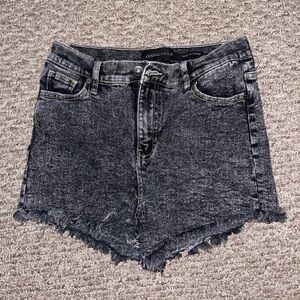 Kendall and Kylie Black Jean Shorts